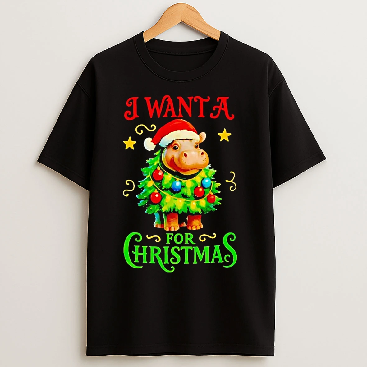 Classic I Want A Hippopotamus For Christmas T Shirts