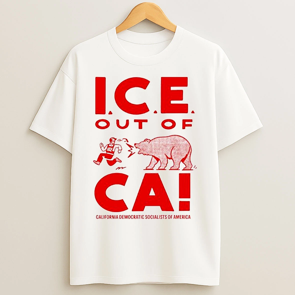 Classic Ice Out Of Ca California Democratic Socialists Of America Ornaments T Shirts