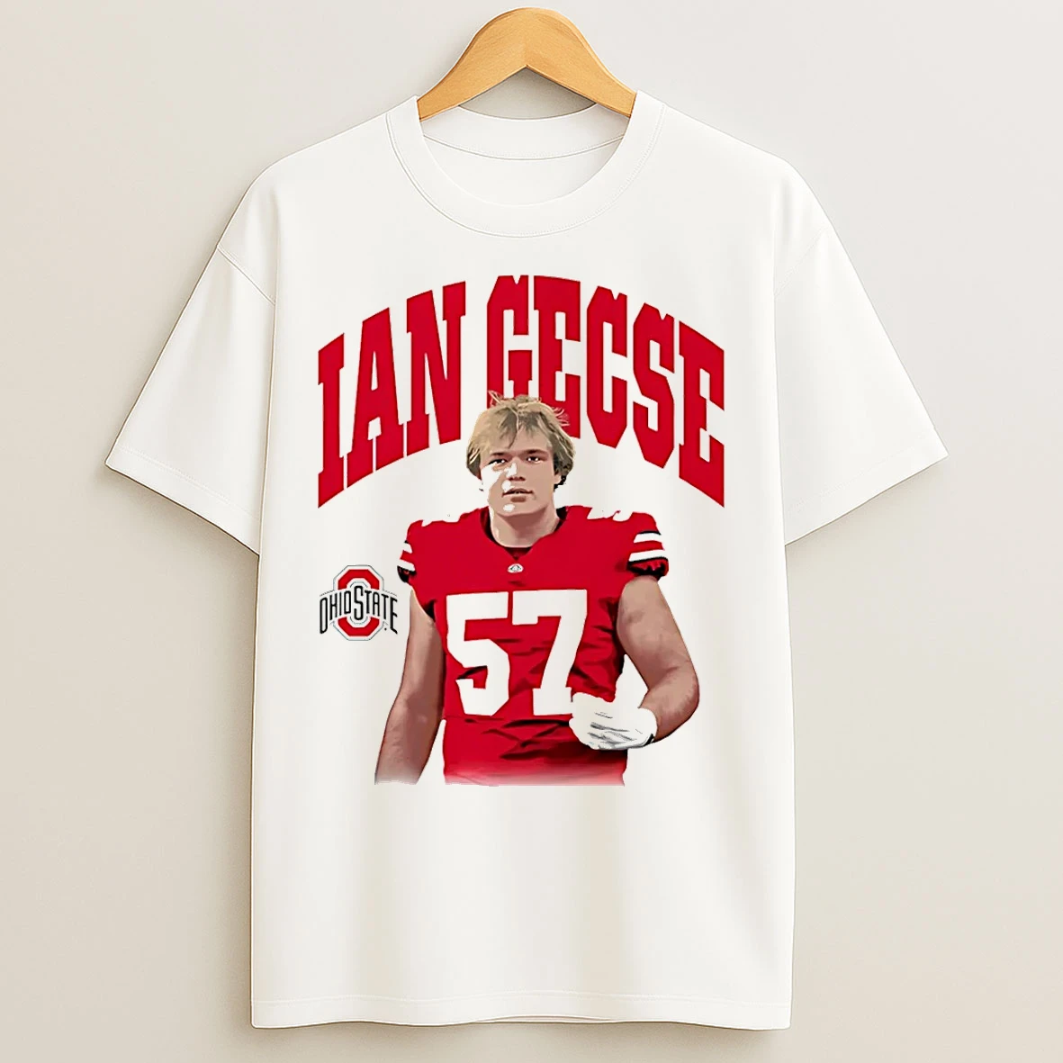 Classic Ian Gecse Ohio State Buckeyes Portrait T Shirts
