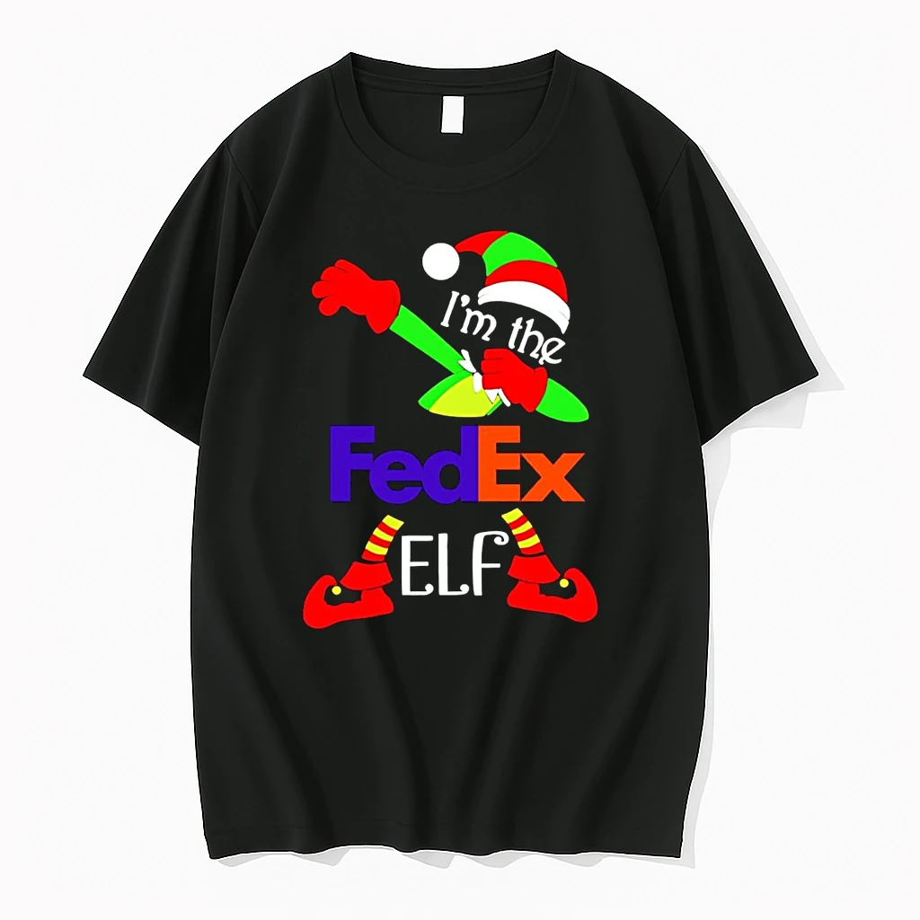 Classic Im The Fedex Elf Dabbing Christmas T Shirts