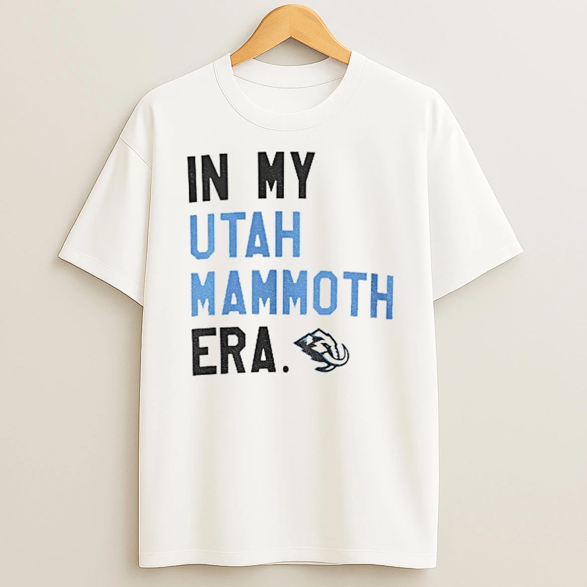 Classic In My Utah Mammoth Hockey Club Era Nhl Logo T Shirts