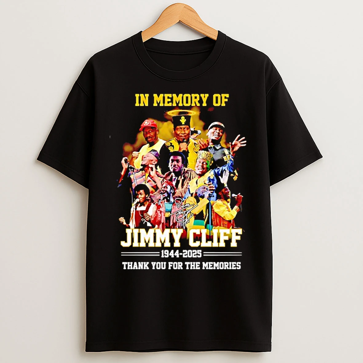 Classic In Memory Of No Jimmy Cliff 1944 2025 Thank You For The Memories T Shirts