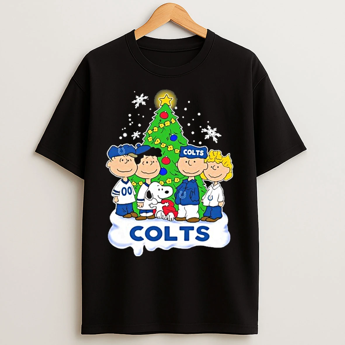 Classic Indianapolis Colts X The Peanuts Christmas 2025 T Shirts