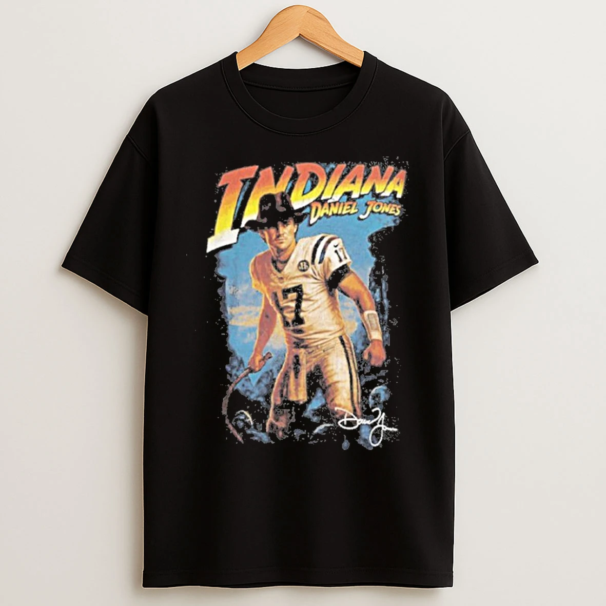 Classic Indianapolis Daniel Jones Signature T Shirts