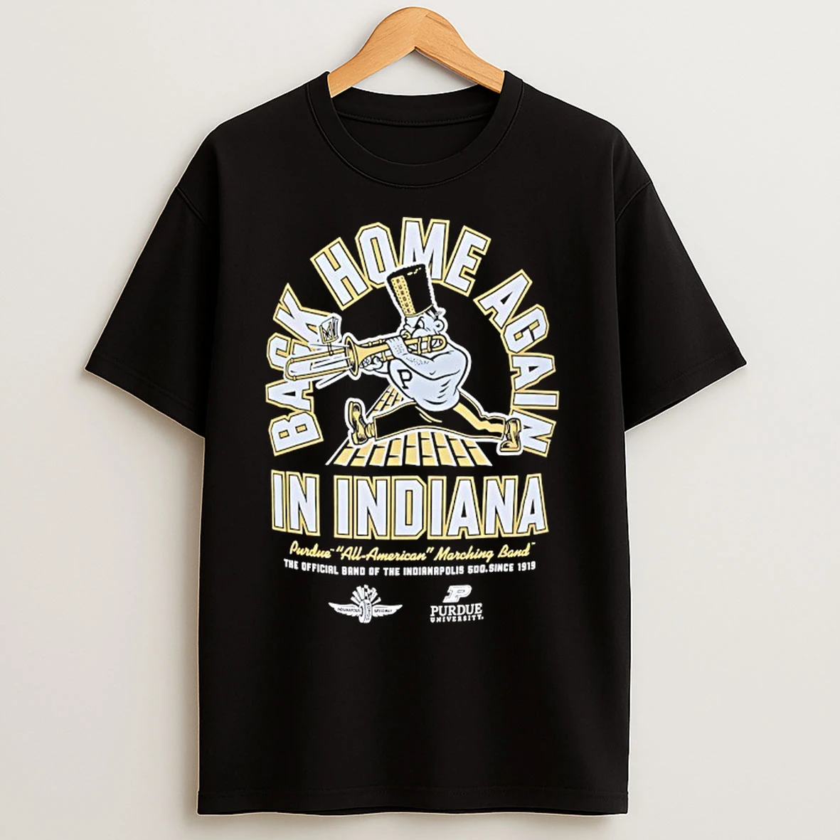 Classic Indianapolis Motor Speedway Purdue Back Home Again T Shirts
