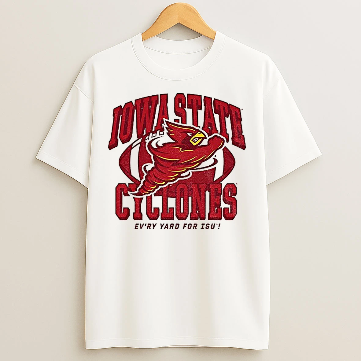 Classic Iowa State Cyclones Football Evry Yard For Isu Logo 2025 T Shirts