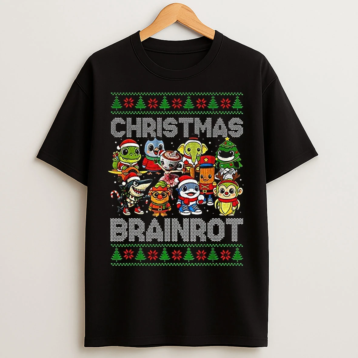 Classic Italian Brainrot Italian Brainrot Gen Alpha Merry Christmas Brainrot T Shirts