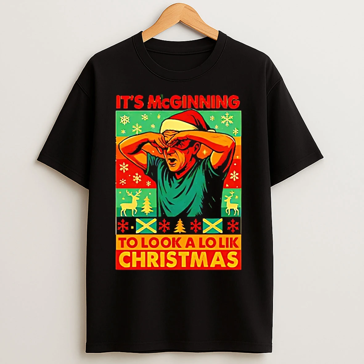 Classic Its Mcginning To Look A Lot Like Christmas Vintage T Shirts