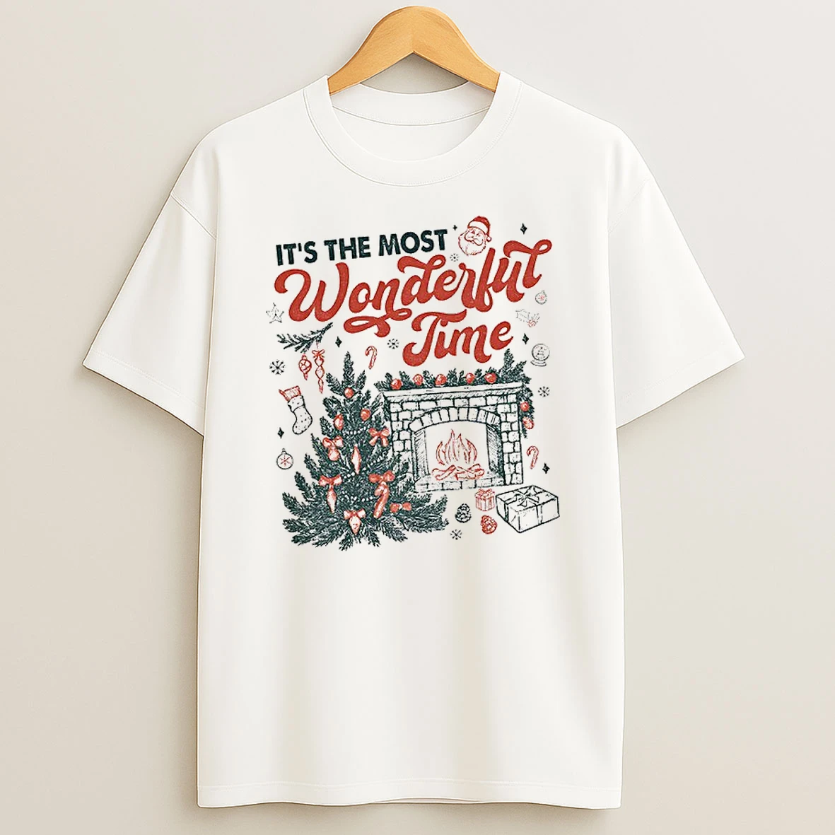 Classic Its The Most Wonderful Time Christmas Vintage T Shirts