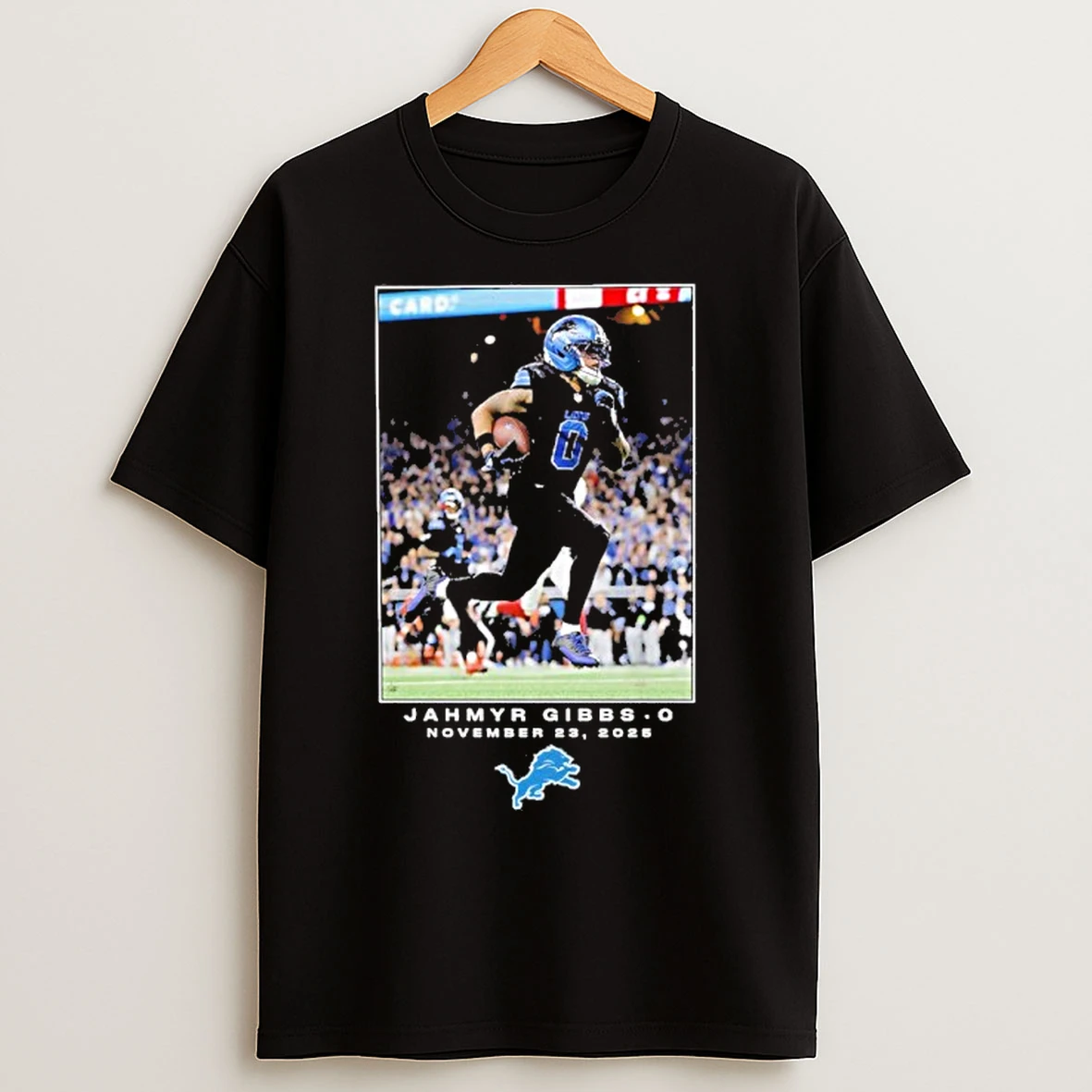 Classic Jahmyr Gibbs Detroit Lions Nfl Flash Features Week 12 T Shirts