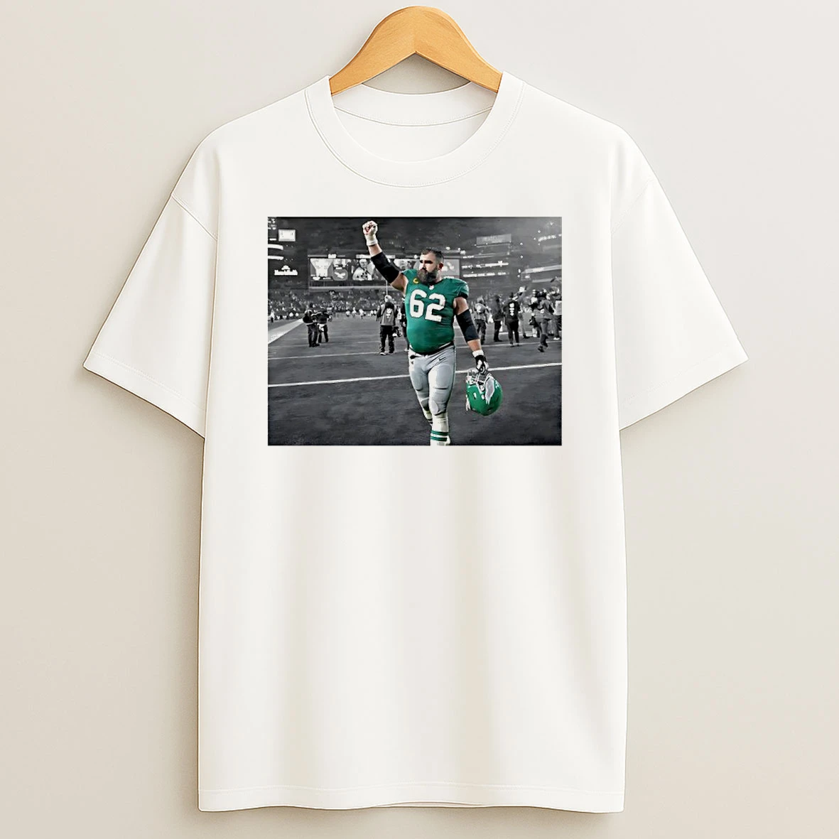 Classic Jason Kelce Philadelphia Eagles Pose Star Moment T Shirts