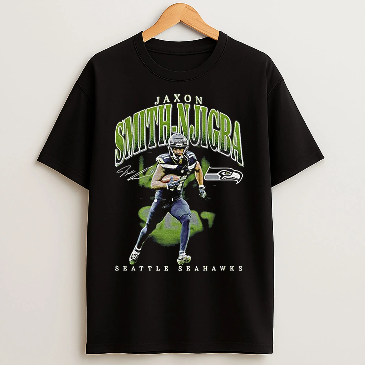 Classic Jaxon Smith Njigba Seattle Seahawks Nfl Football Signature T Shirts