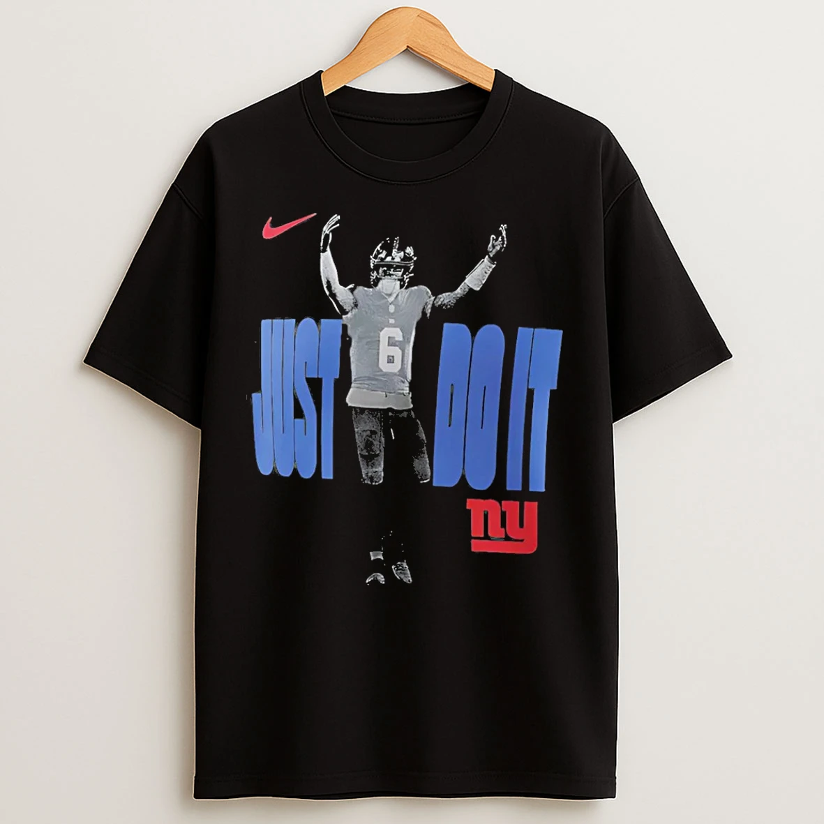 Classic Jaxson Dart Giants Nike Just Do It 2025 T Shirts
