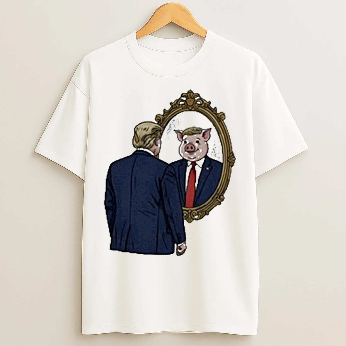 Classic Jb Pritzker Wearing Quiet Piggy Trump Meme T Shirts