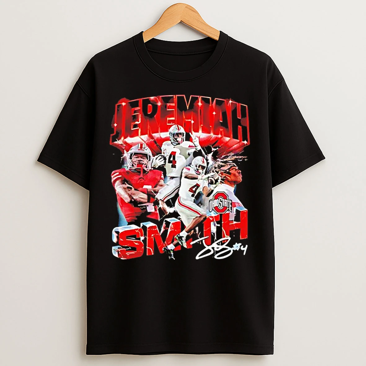Classic Jeremiah Smith Ohio State Buckeyes Retro T Shirts