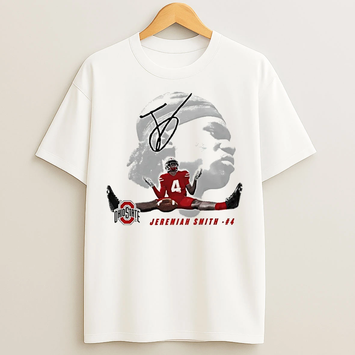 Classic Jeremiah Smith Signature Ohio State Buckeyes T Shirts