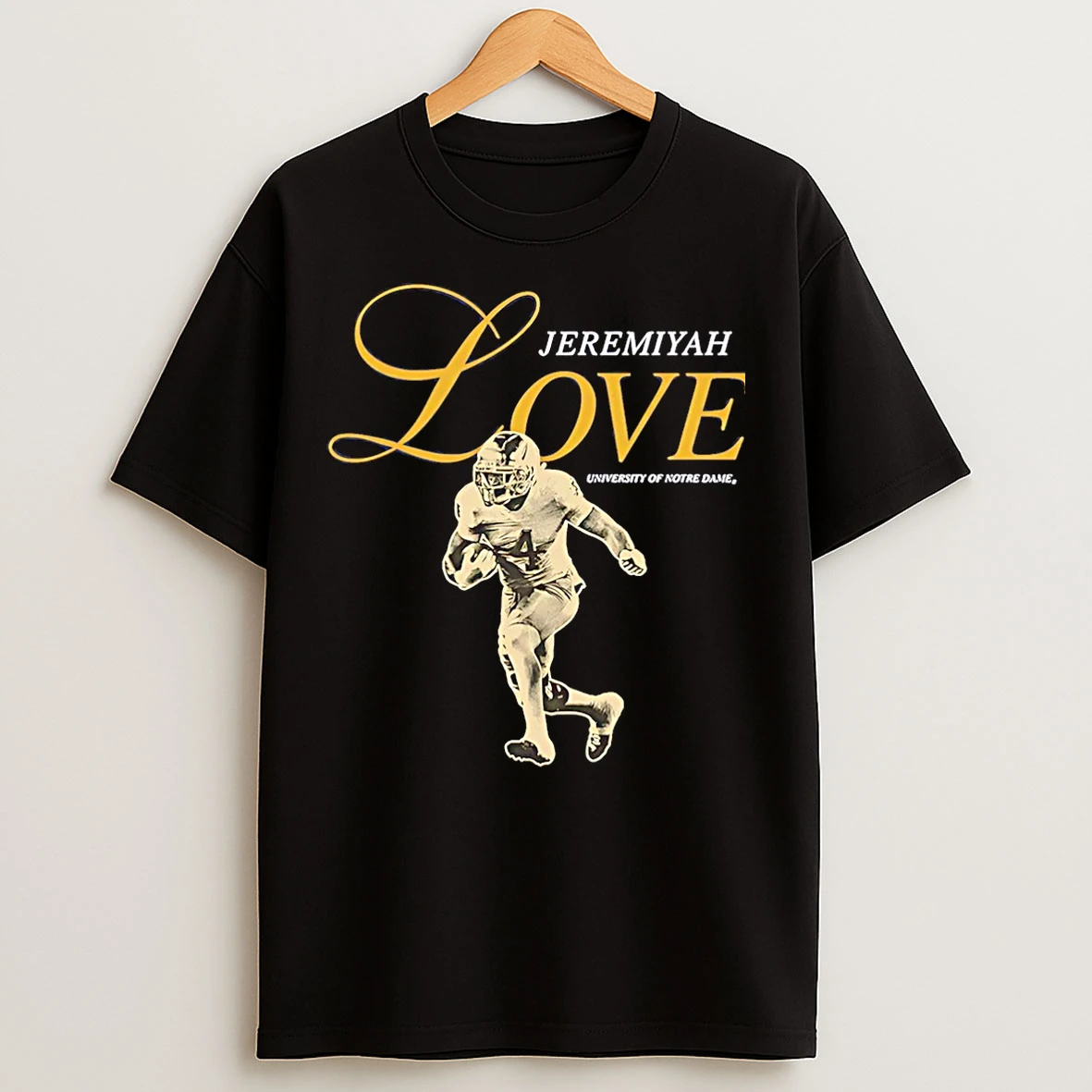 Classic Jeremiyah Love Notre Dame Football Ncaa Legacy Christmas T Shirts