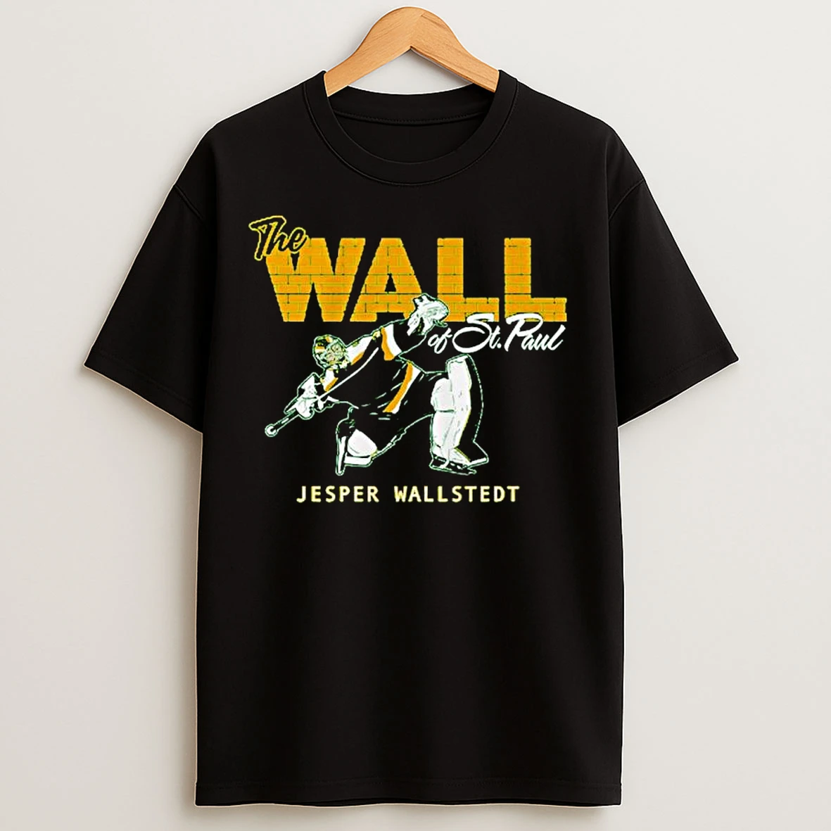 Classic Jesper Wallstedt Minnesota Wild Nhl The Wall Of St Paul Ornaments T Shirts