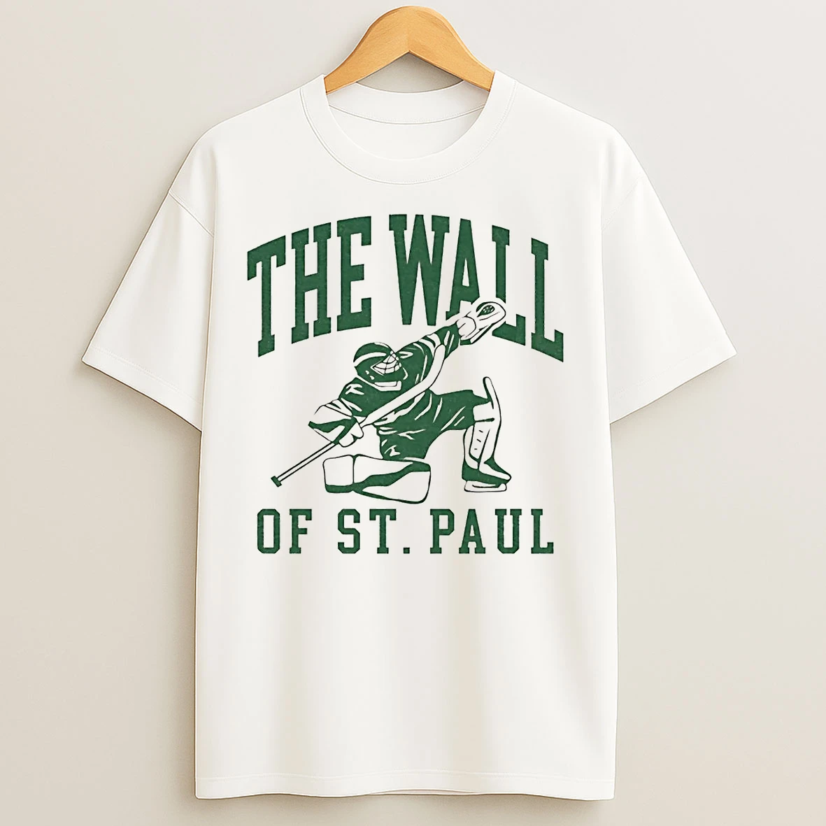 Classic Jesper Wallstedt The Wall Of St Paul Minnesota Wild T Shirts