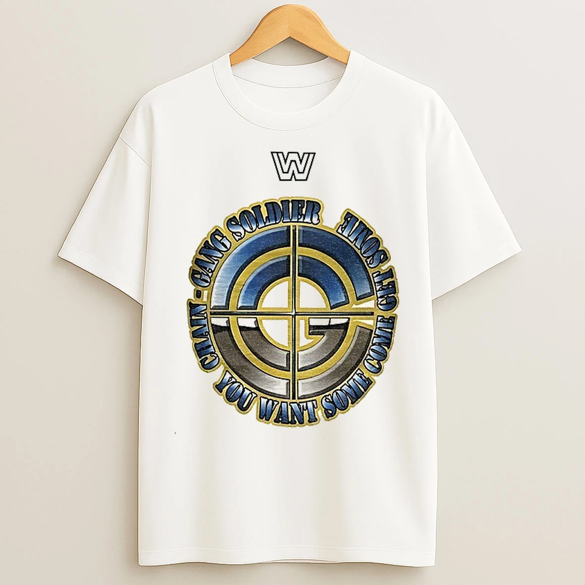 Classic John Cena Wwe Champ Belt Chain Gang Soldier Chain You Want Some Come Get Some T Shirts
