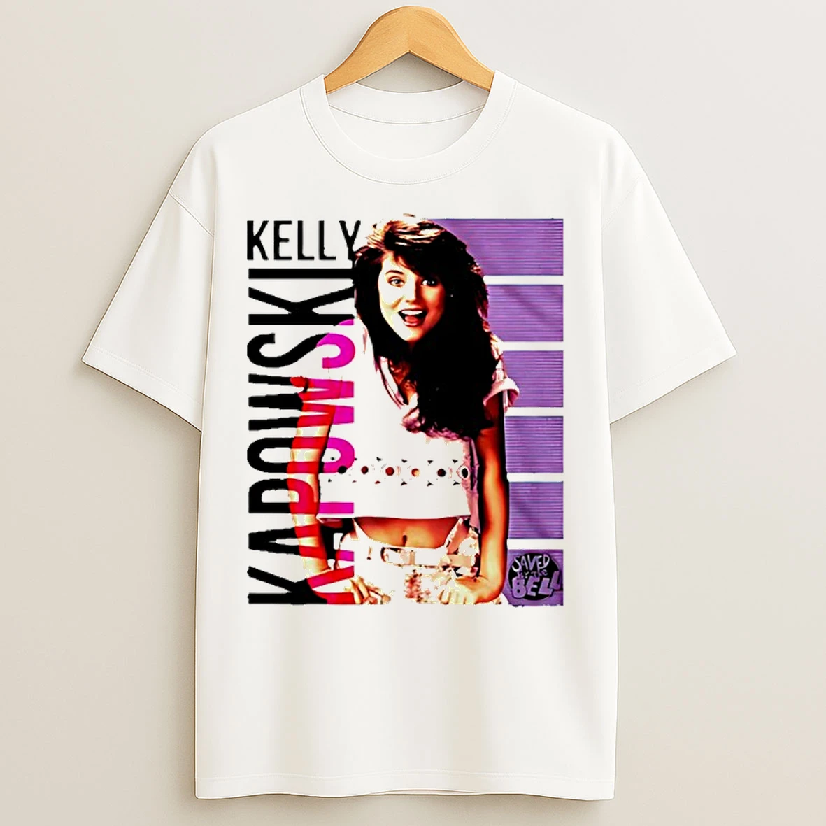 Classic Jon Roser Wearing Kelly Kapowski T Shirts