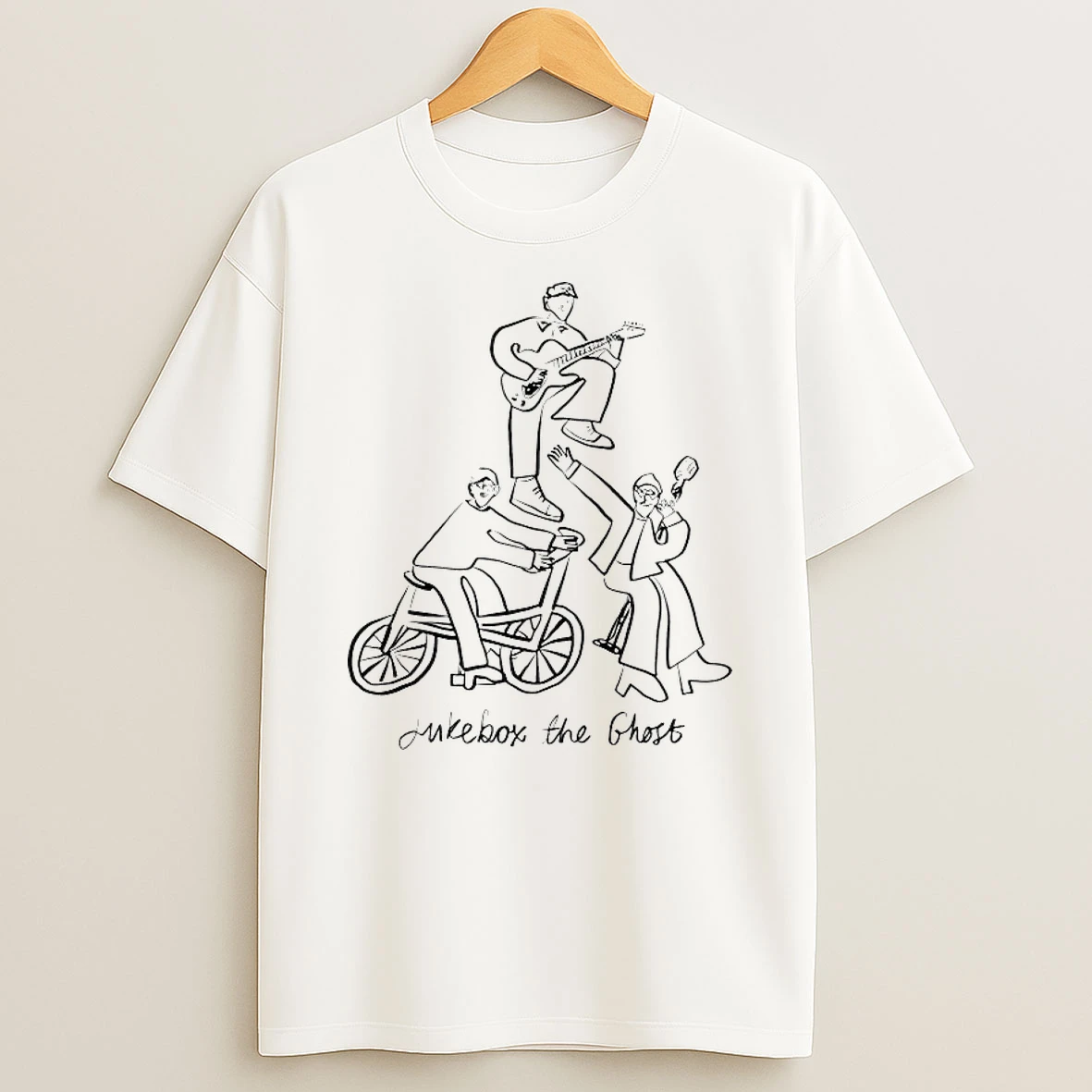 Classic Jukebox The Ghost Bicycle T Shirts