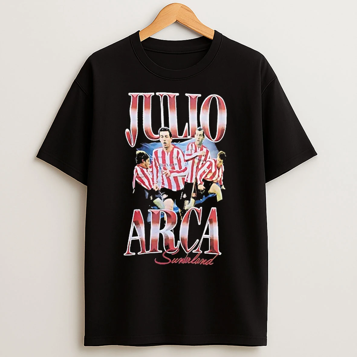 Classic Julio Arca Picture Collage Sunderland Afc T Shirts