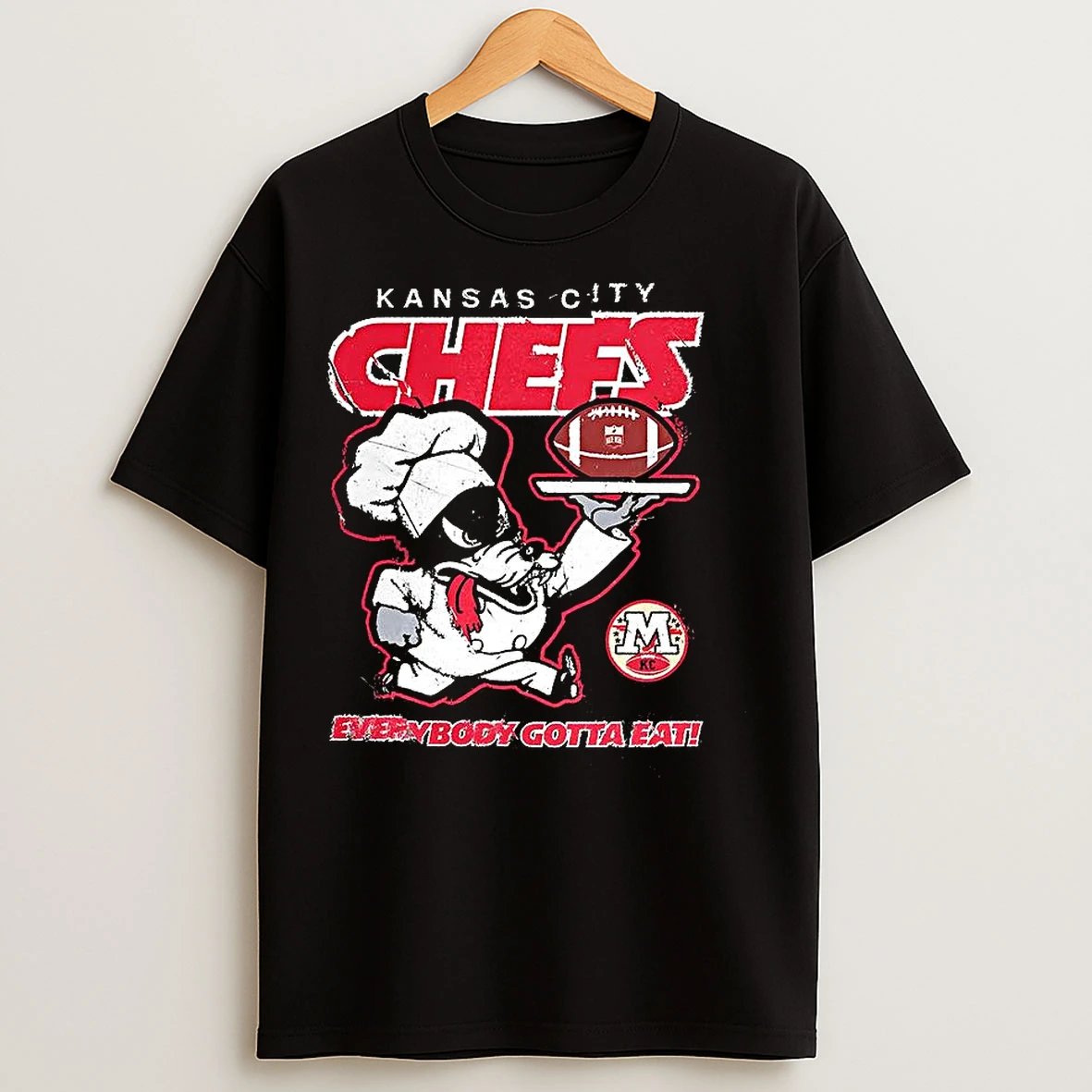 Classic Kansas City Chefs Football Everybody Gotta Eat Mascot Chefs T Shirts