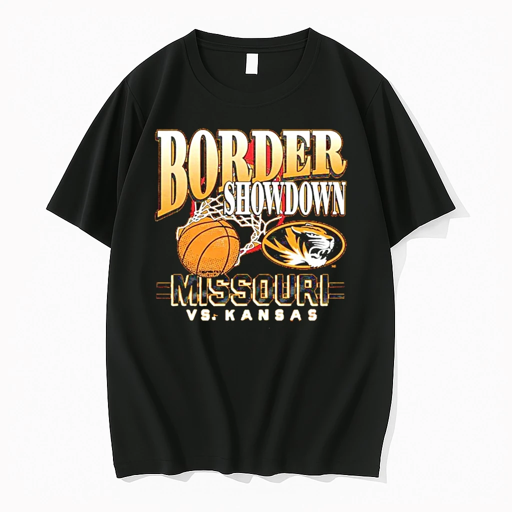 Classic Kansas Jayhawks Vs Missouri Tigers 2025 Border Showdown T Shirts