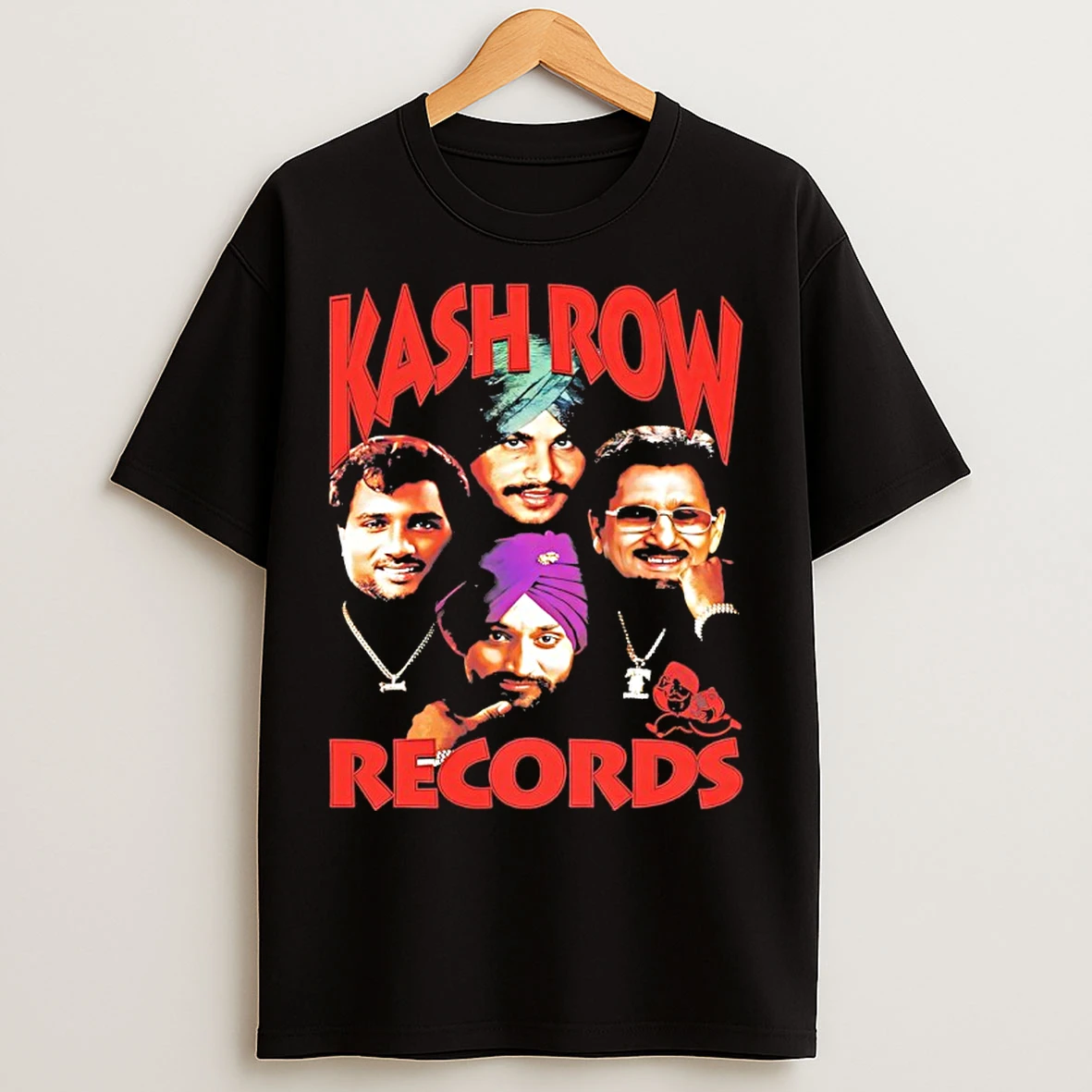 Classic Kash Row Records Graphic Vintage T Shirts