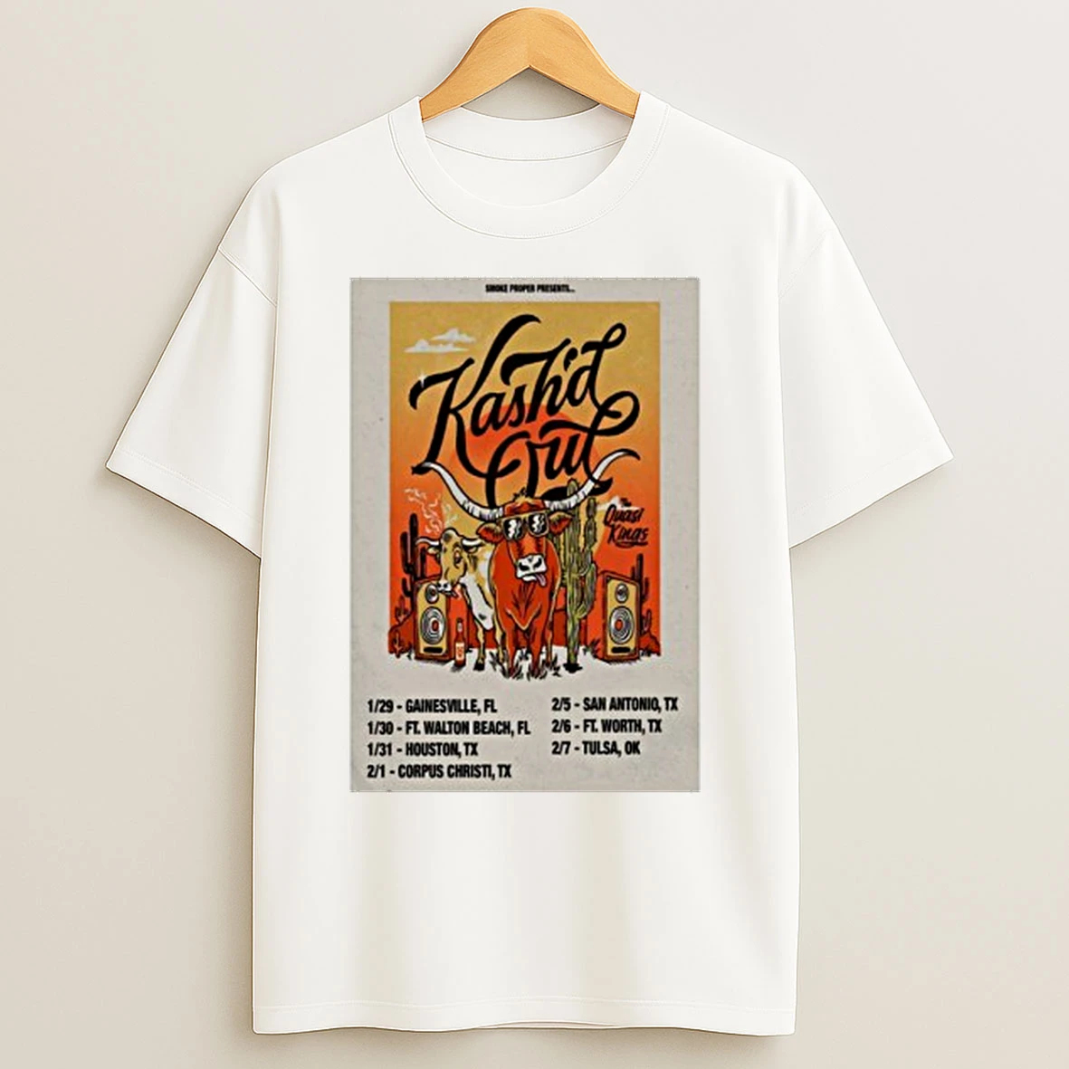 Classic Kashd Out And The Quasi Kings 2026 Tour T Shirts