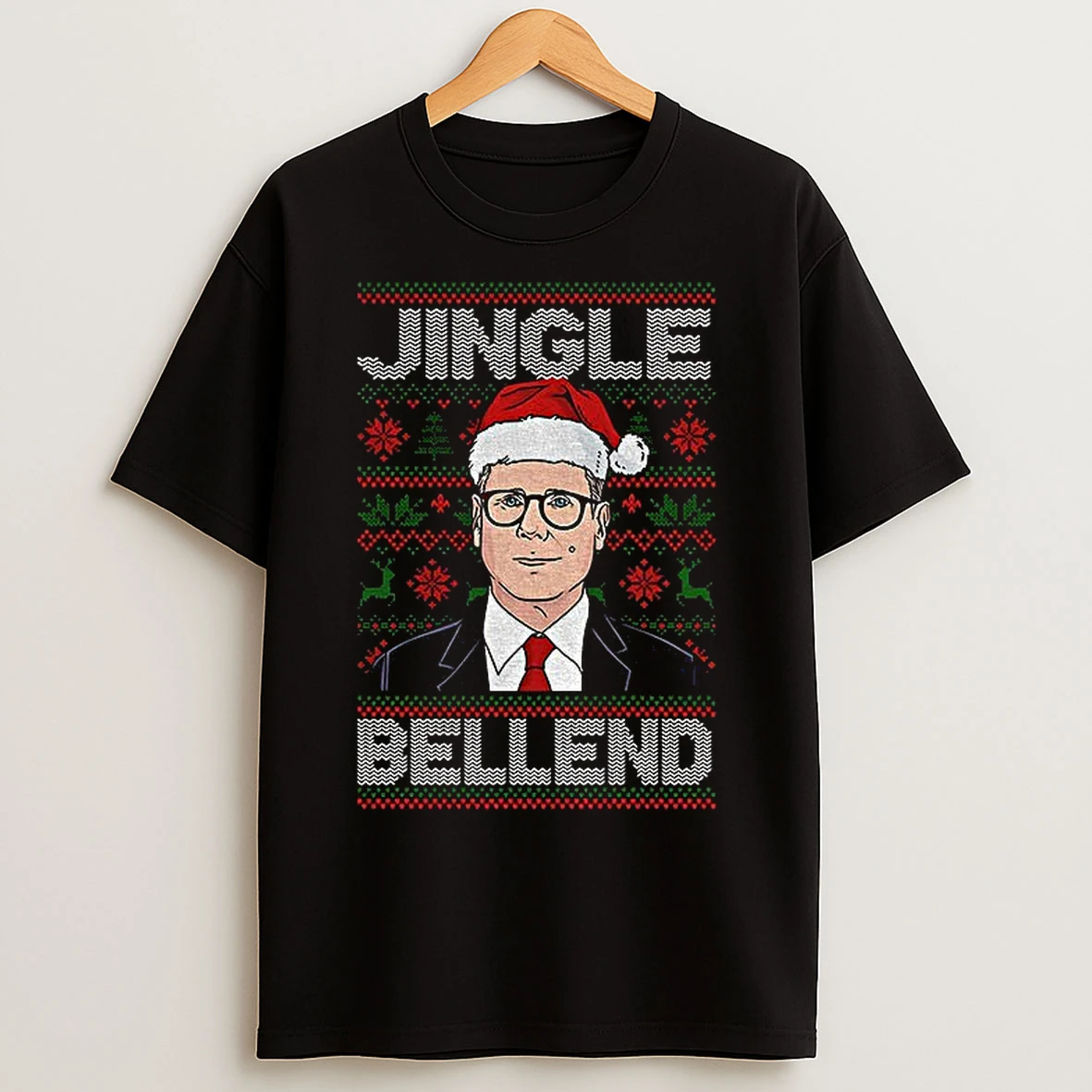 Classic Keir Starmer Jingle Bellend Merry Christmas T Shirts