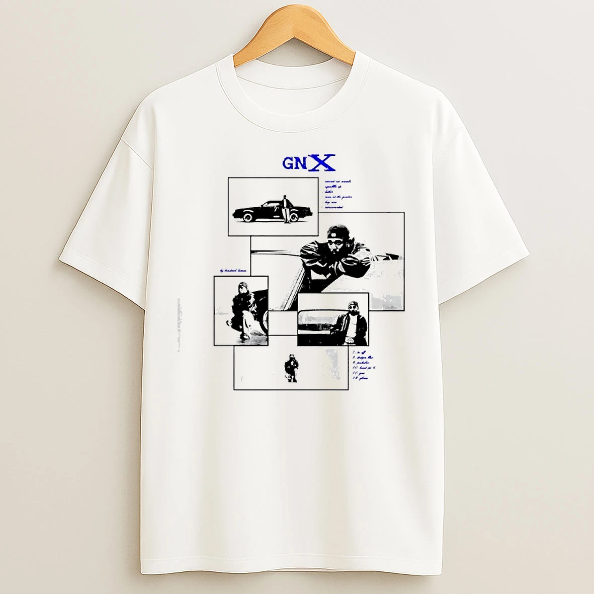 Classic Kendrick Lamar Gnx Graphic Car T Shirts