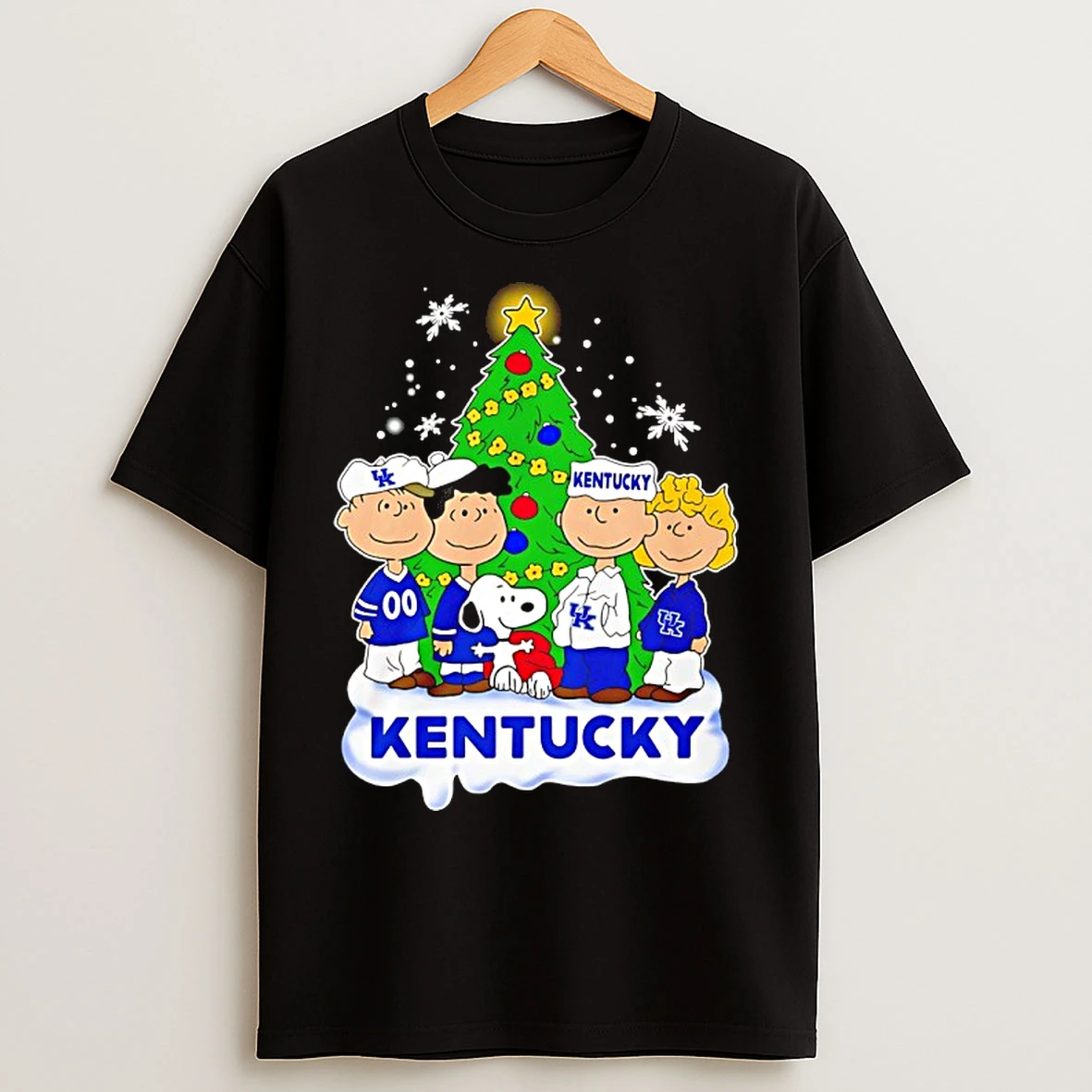 Classic Kentucky Wildcats Snoopy And The Peanuts Christmas 2025 T Shirts