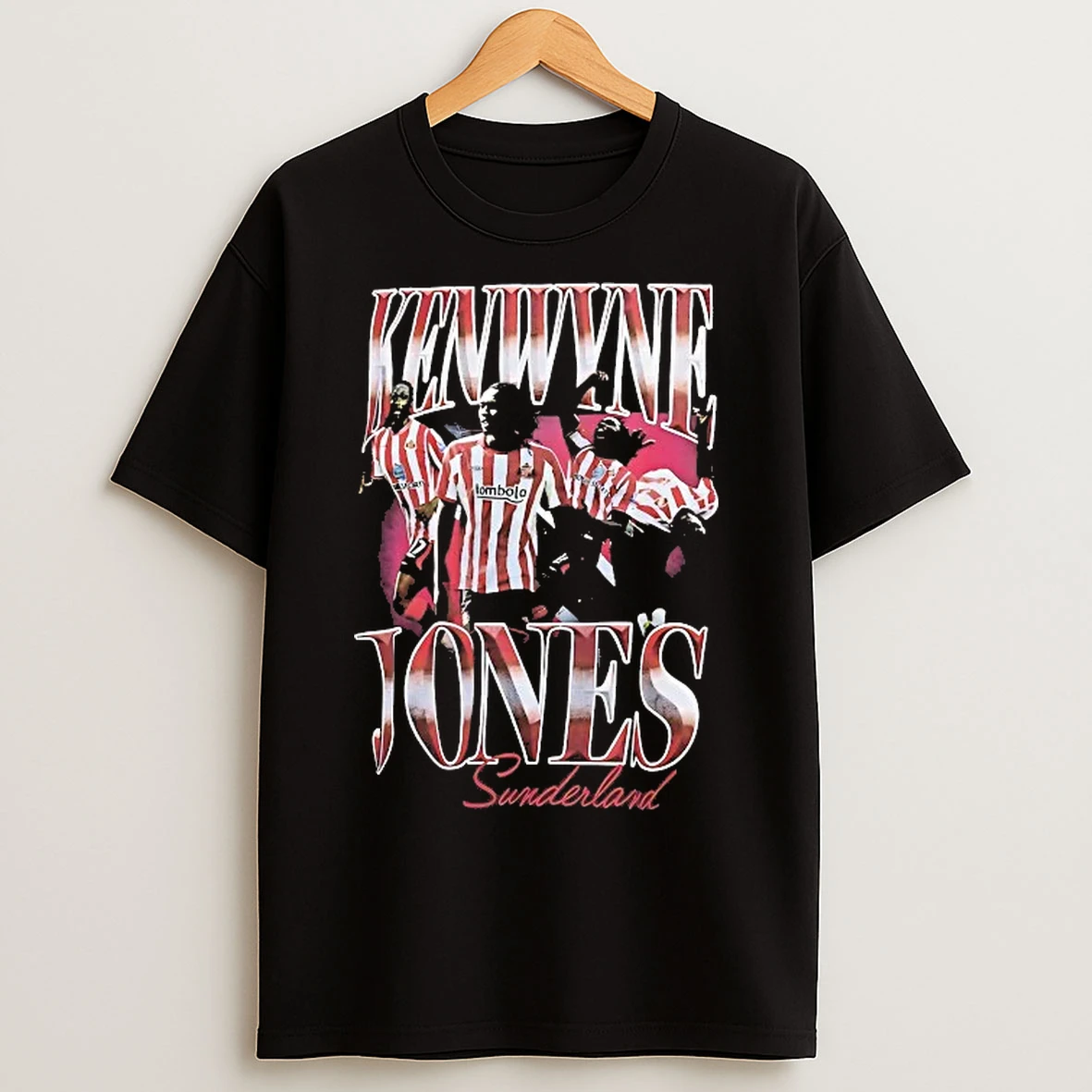 Classic Kenwyne Jones Picture Collage Sunderland T Shirts
