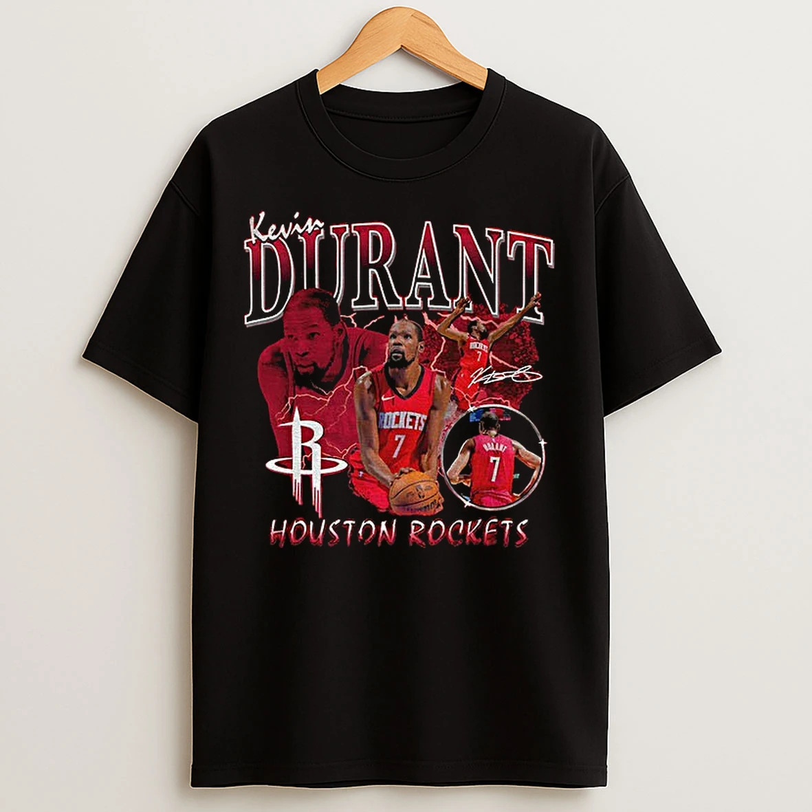 Classic Kevin Durant Houston Rockets Player Legacy Basketball Nba 2025 Graphic T Shirts