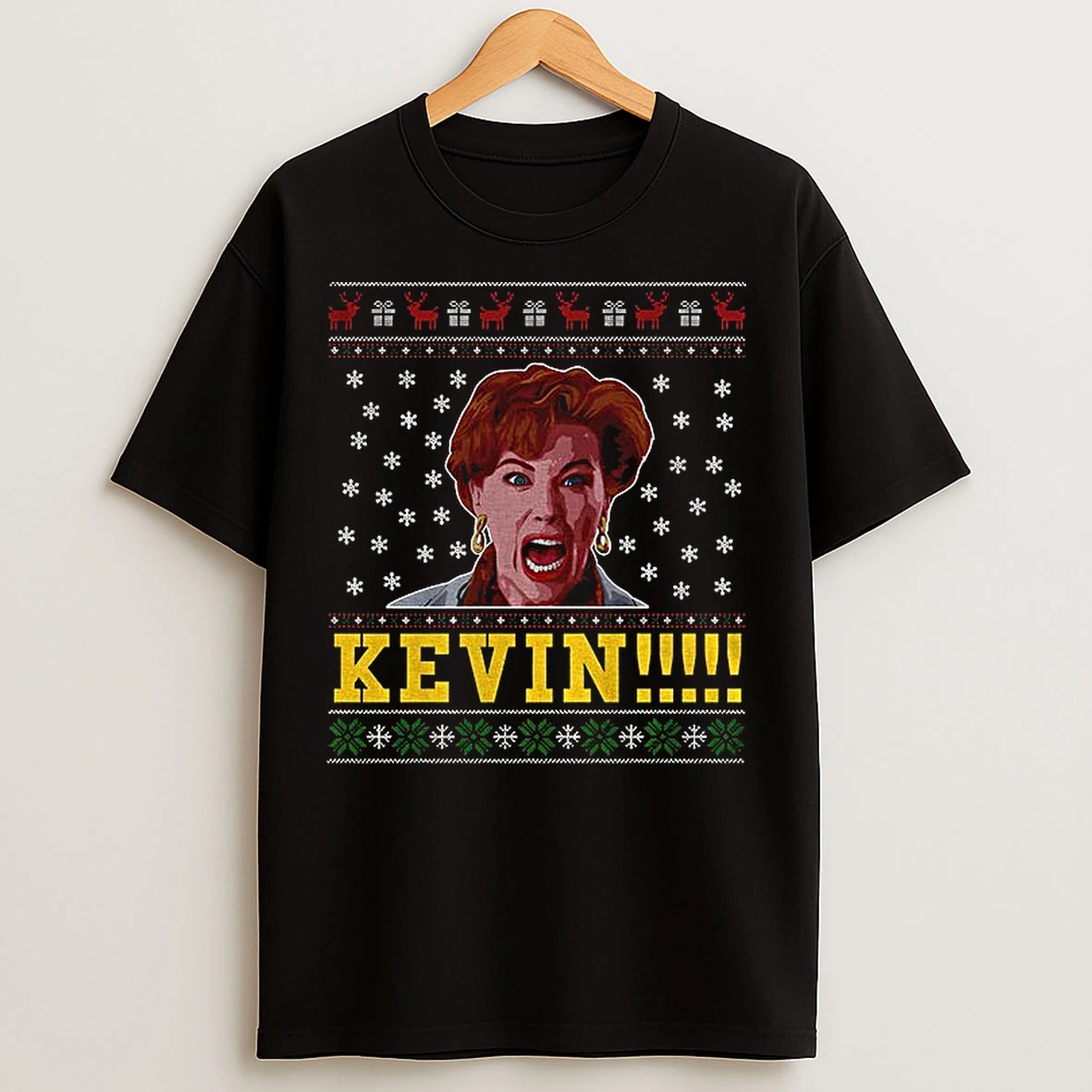 Classic Kevin Kate Mccallister Movie Ugly Christmas T Shirts