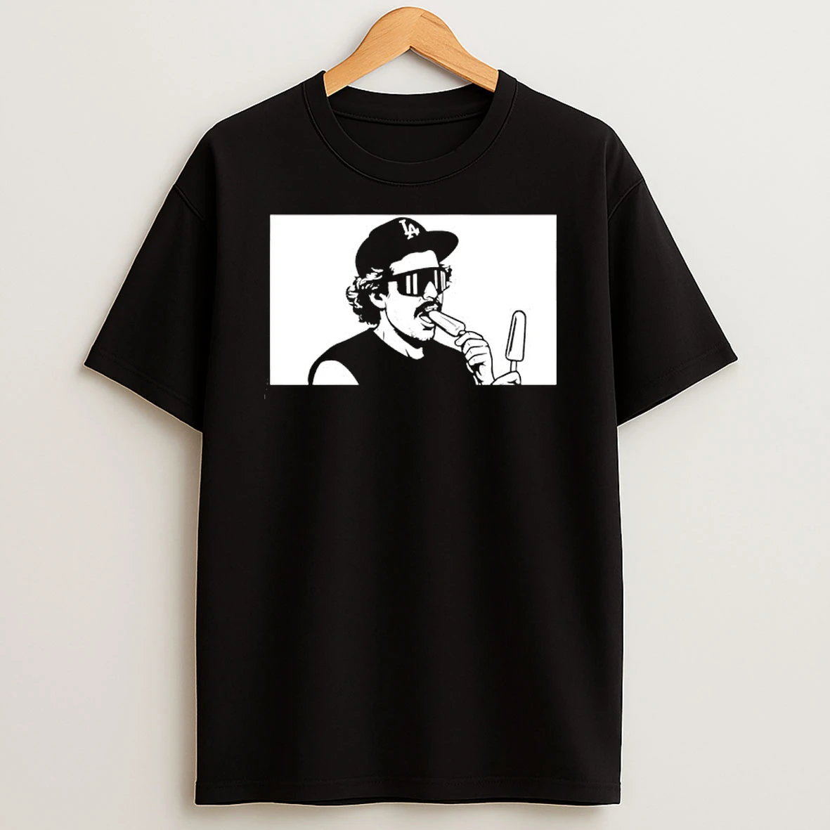 Classic Kike Hernandez With Two Popsicles T Shirts