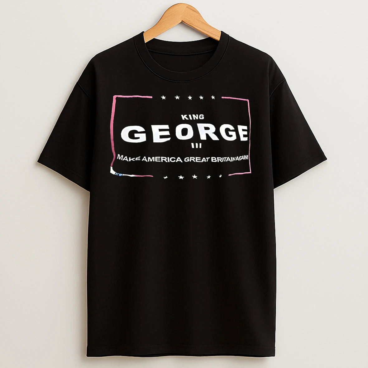 Classic King George Make America Great Britain Again T Shirts