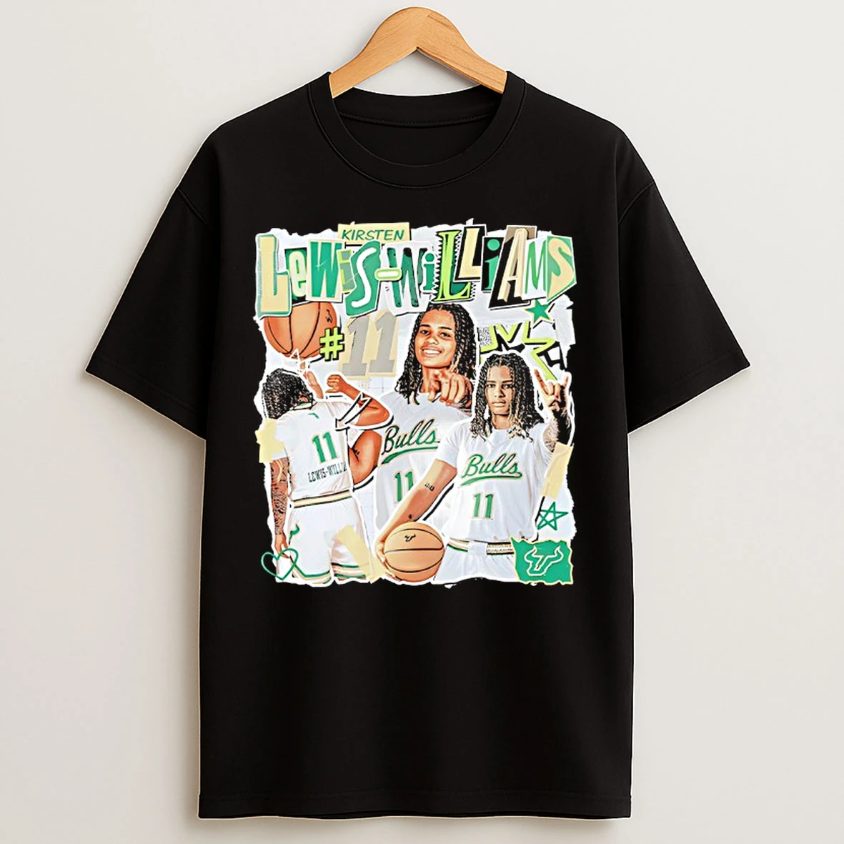 Classic Kirsten Lewis Williams Usf Ncaa South Florida Bulls Womens Basketball T Shirts