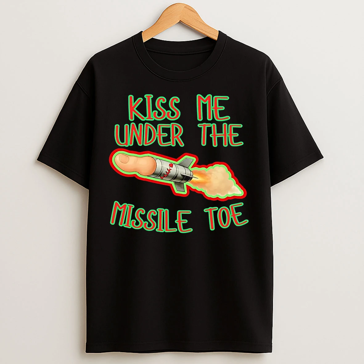 Classic Kiss Me Under The V 1 Cruise Missile Toe T Shirts
