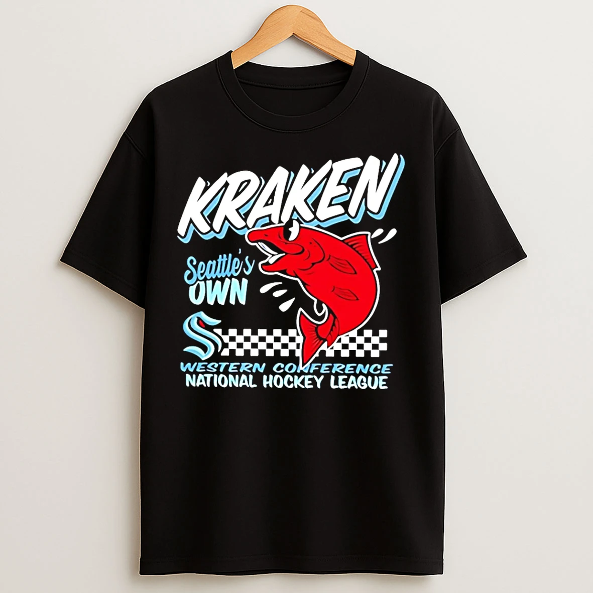 Classic Kraken Seattle Own Western Conference National Hockey League T Shirts