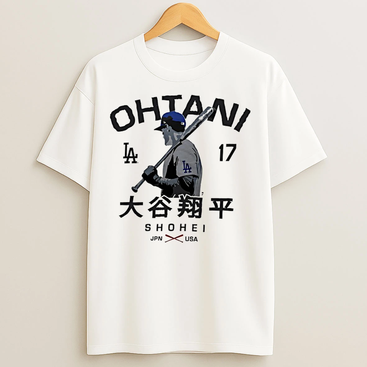 Classic La Dodgers Shohei Ohtani Japan X Usa T Shirts