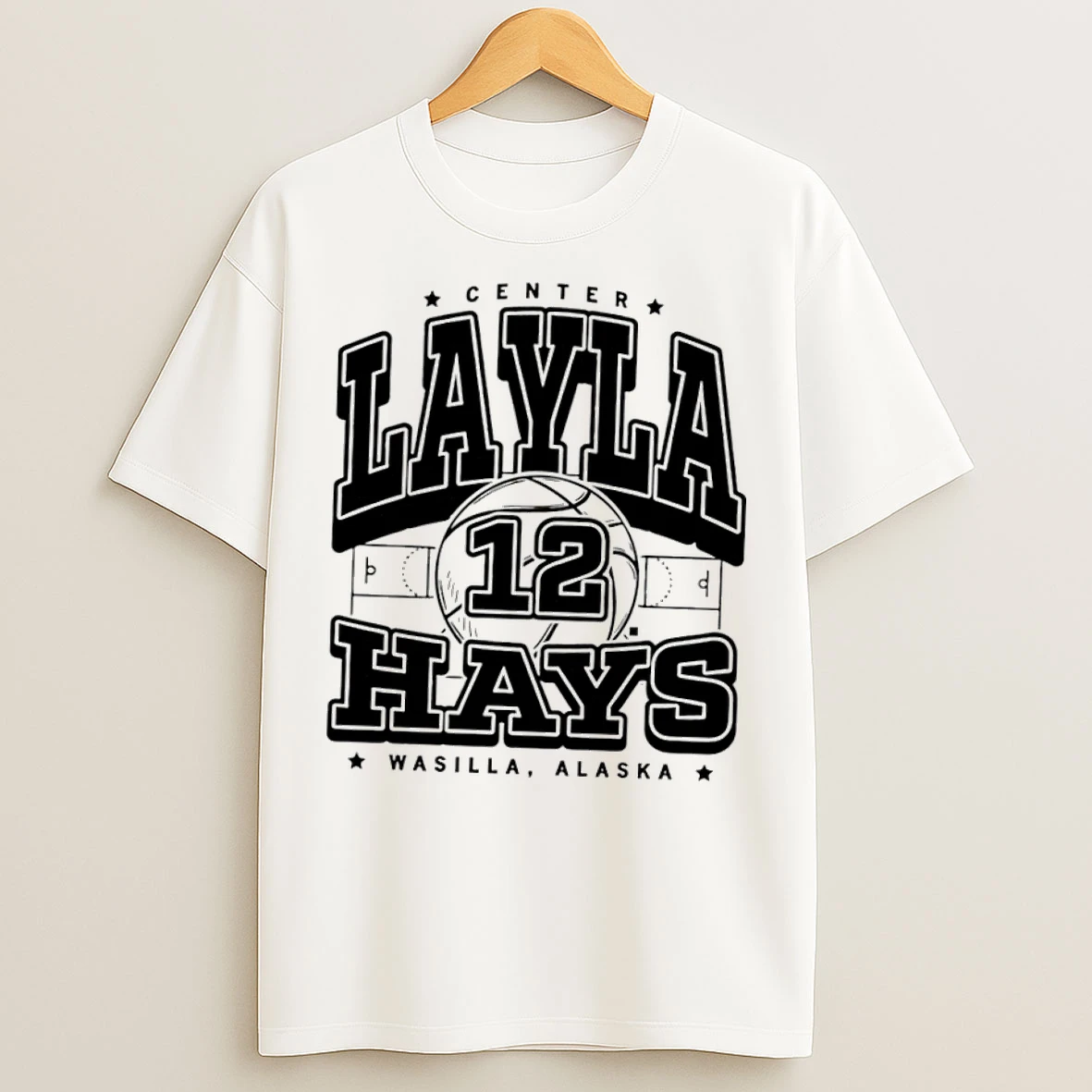 Classic Layla Hays Max Collegiate T Shirts