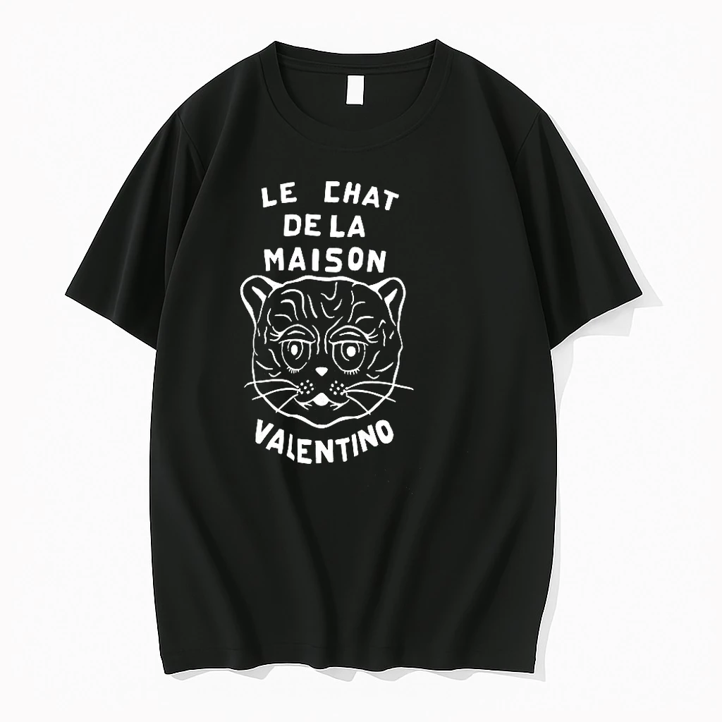 Classic Le Chat De La Maison Valentino T Shirts