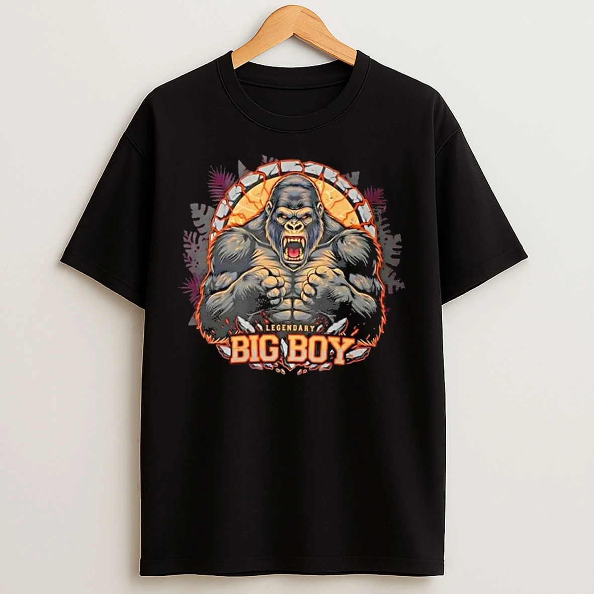Classic Legendary Big Boy Gorilla Power T Shirts