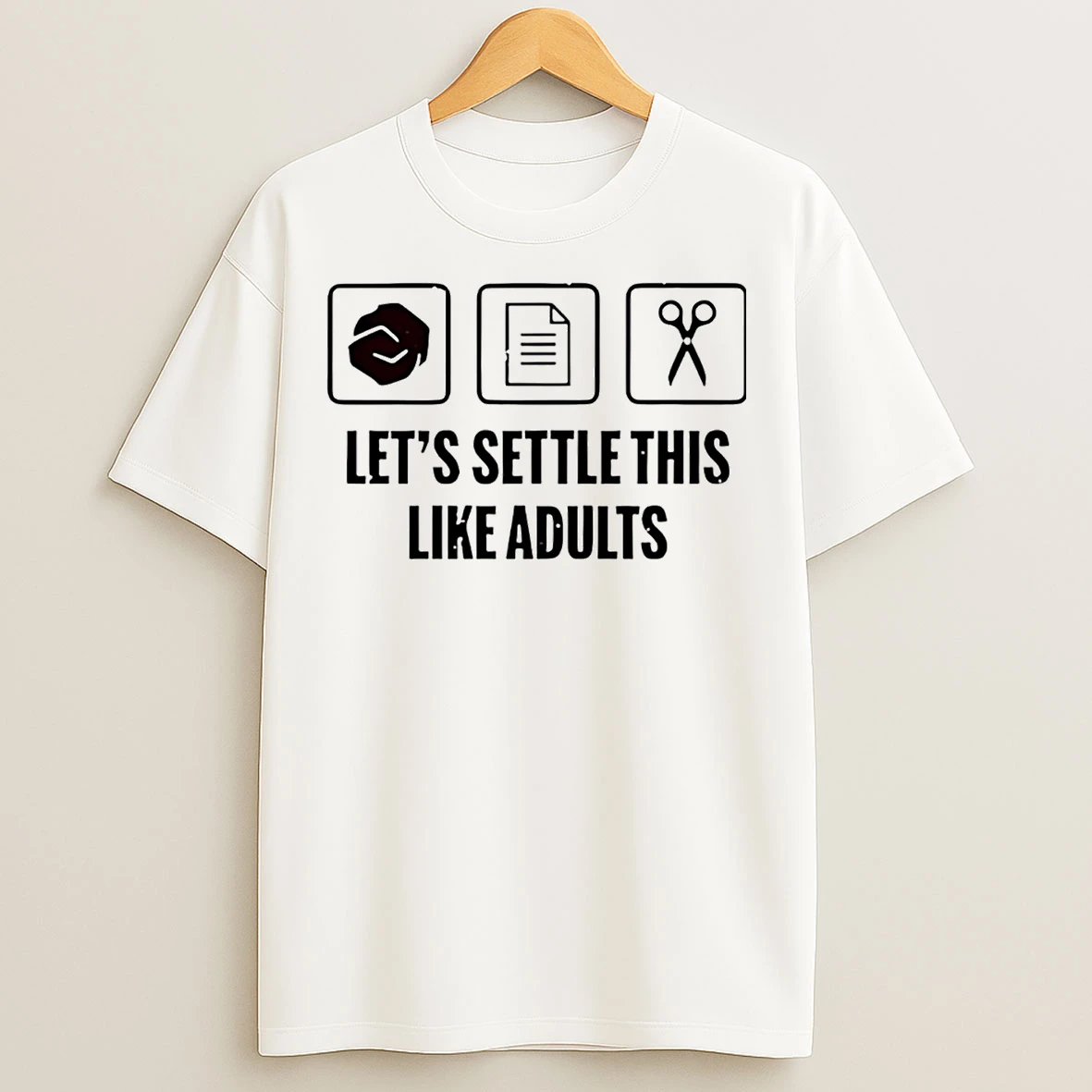 Classic Lets Settle This Like Adults T Shirts
