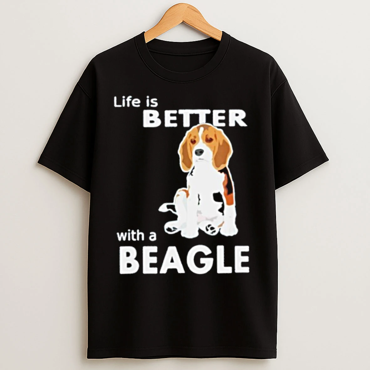 Classic Life Is Better With A Beagle T Shirts