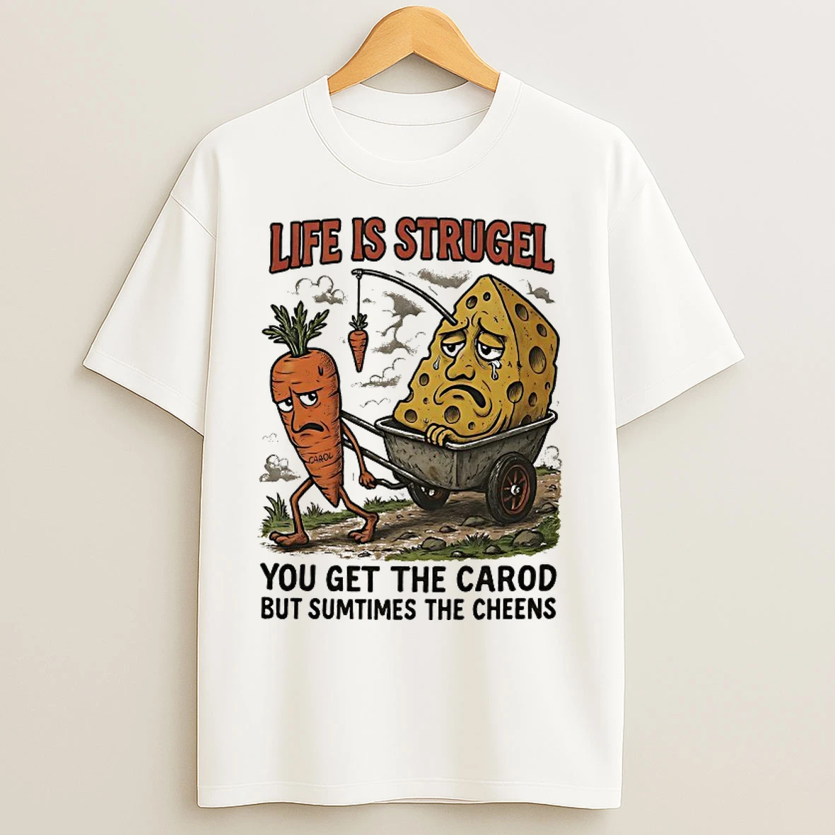 Classic Life Is Strugel You Get Get Carod T Shirts