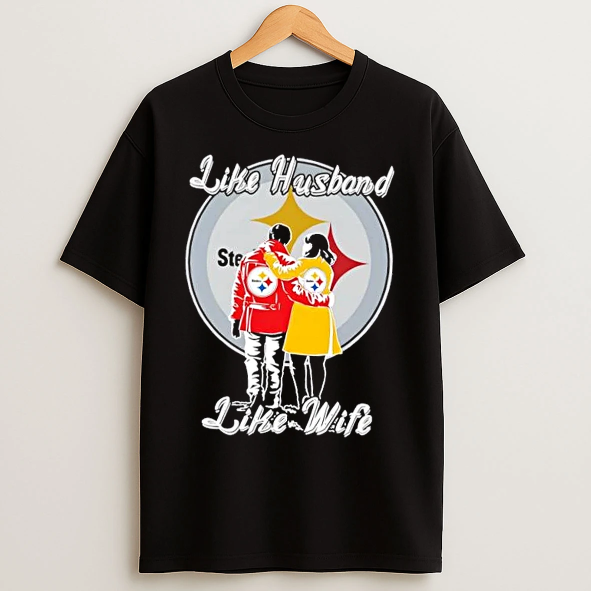 Classic Like Husband Like Wife Like Pittsburgh Steelers T Shirts